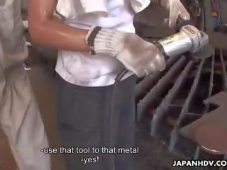 Японська factory дівчина отримує трахкав з радість